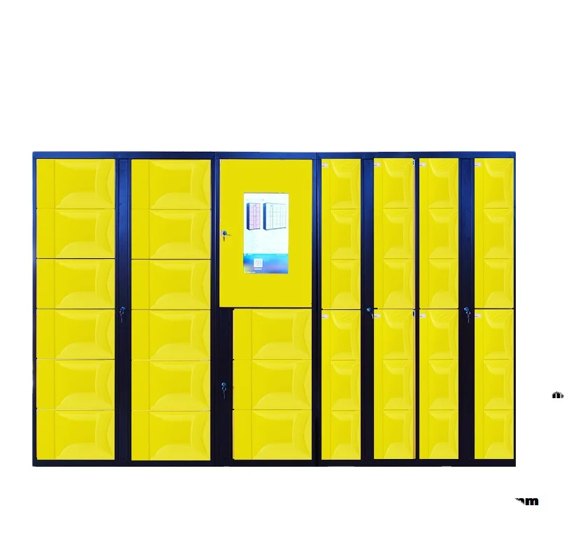 Custom laundry Storage Large Smart Key Lock 6 Door Steel Waterproof Outdoor laundry Lockers