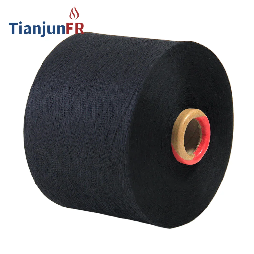 High Temp Yarn Protex-E Cotton Blend for Security and Flame Retardant Garments