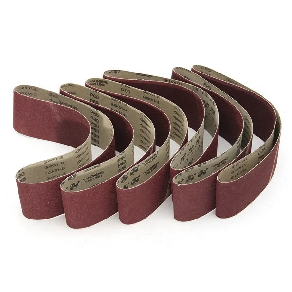 Wide Aluminum oxide Silicon carbide Sanding Belt Abrasive Belt For Woodworking And Grinding Glass