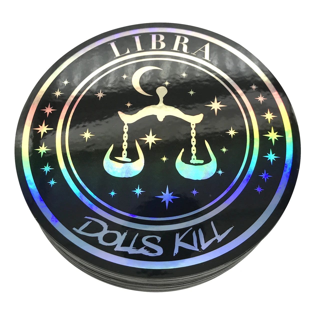 Custom High Quality Vinyl Holographic Waterproof Kiss Cut Hologram Sticker