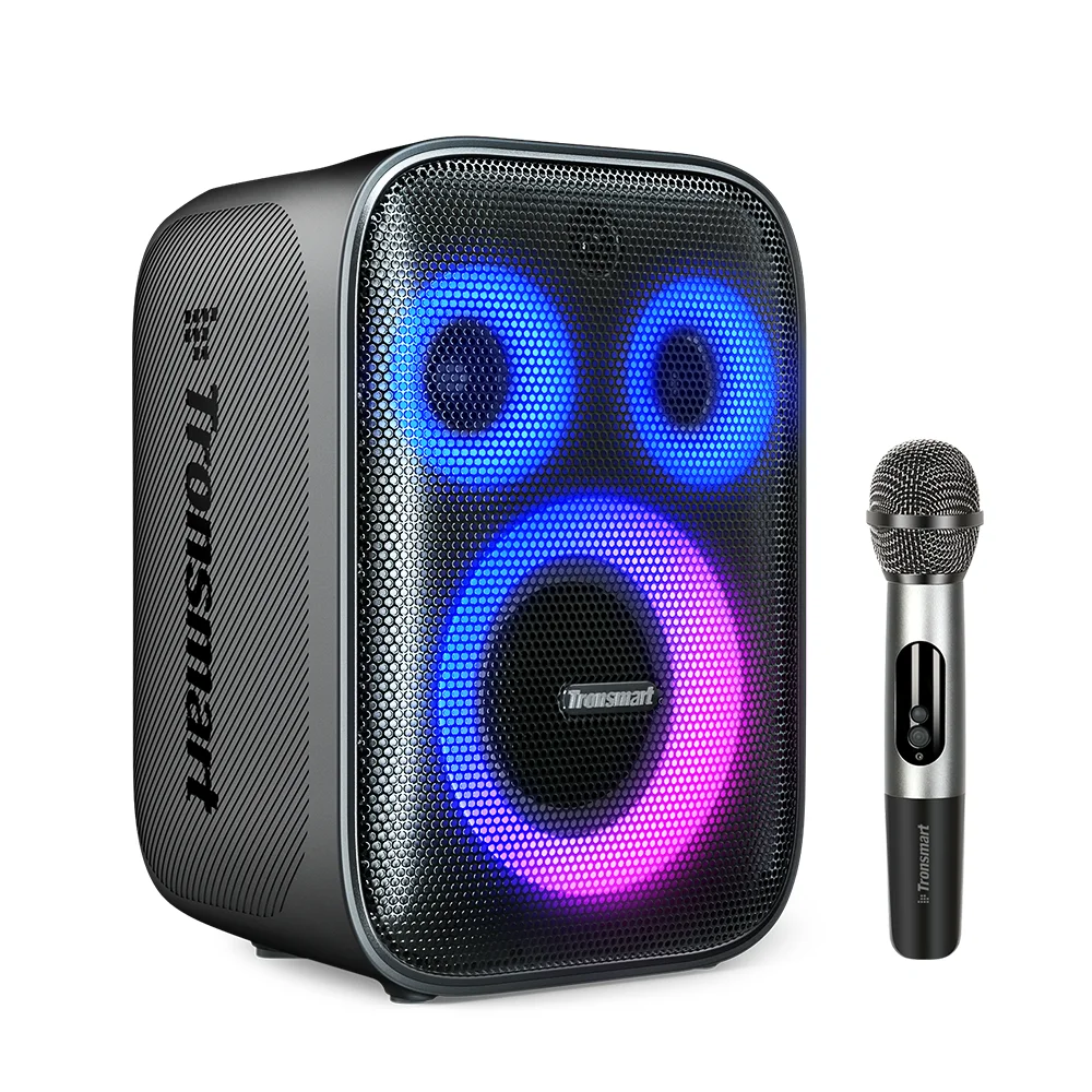 Tronsmart Wireless Karaoke Speaker Small Stereo Bluetooth Speaker With One Wireless Microphones Speaker Wireless Microphones