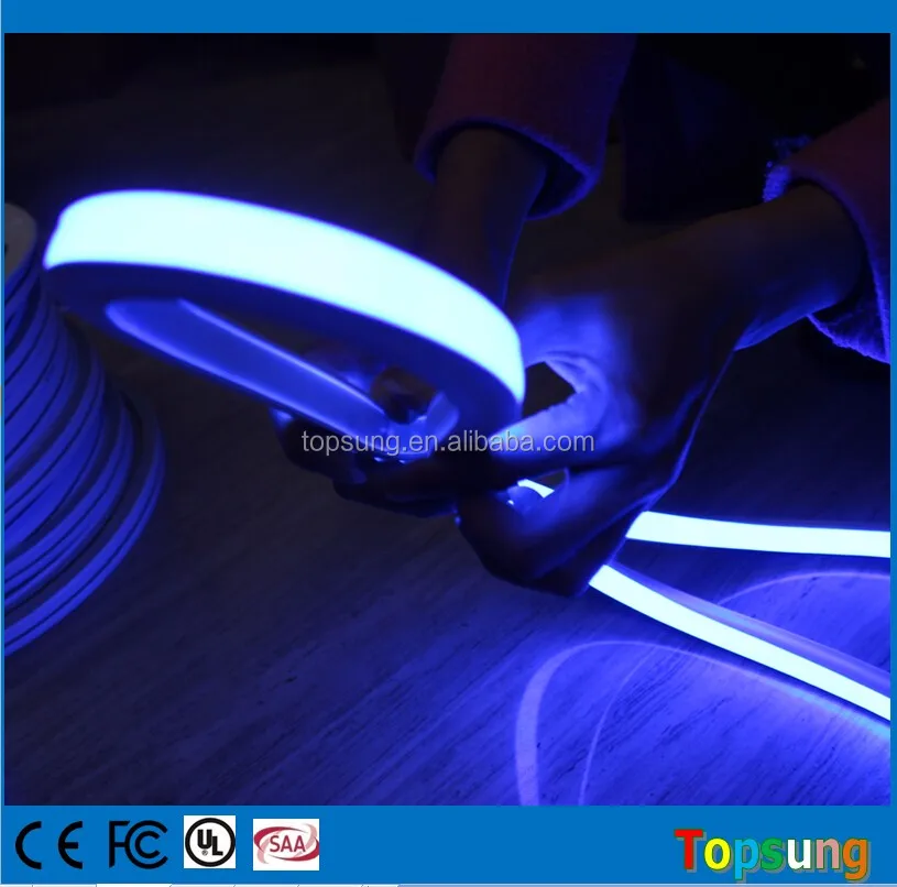 5050 waterproof cinta led navidad 120 led flexible neon led tubes 1616 blue 220v christmas led neon light