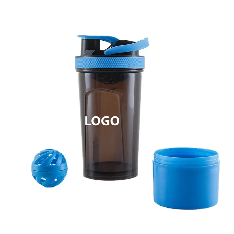 
Custom Logo 700Ml Free BPA Sport Protein Drinking Water Shaker Bottle 