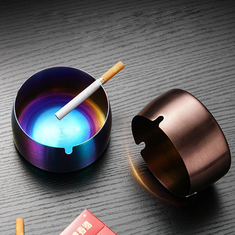 Stainless Steel Ash Tray Use for Smoking Cigar Ashtray Metal Custom Ashtrays Smoking Accessories Ashtray