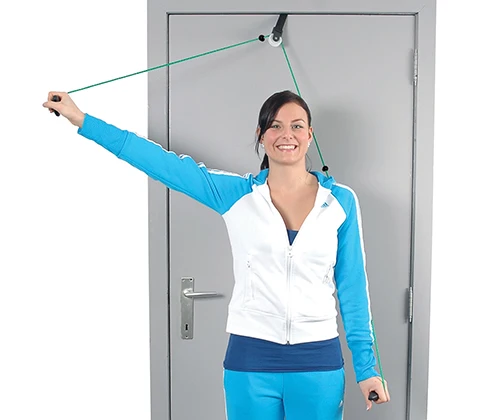 Chinese Overdoor Sports Adjustable Shoulder Pulley Rope For Exercises And Therapy