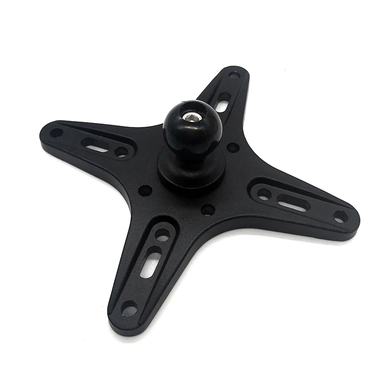 Промышленный кронштейн для монитора грузовика 100x100 75x75 vesa крепление для планшета автомобильный держатель крепление 1 дюймов шаровая база адаптер vesa Для imac