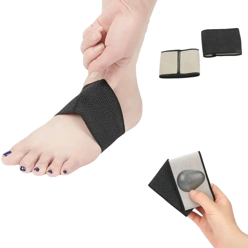 Hot Selling Pu All Day Plantar Fasciitis Relief Foot Care Adult Flat Foot Correction Arch Support Orthotic Half Insole