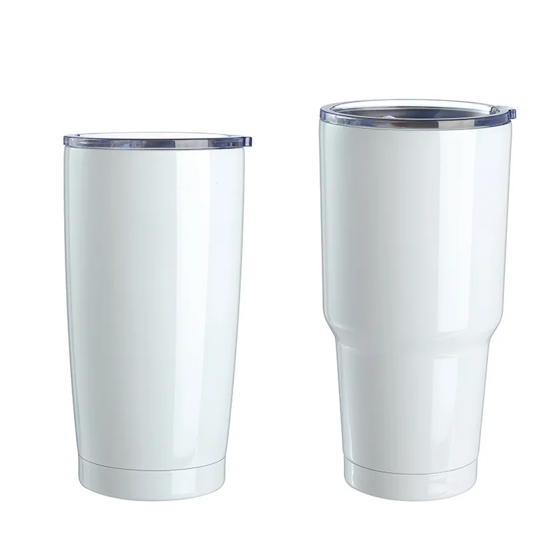 Wholesale tumbler 20oz 30oz mug heat press vaccum hot/cold thermo sublimation tumblers with extra lid