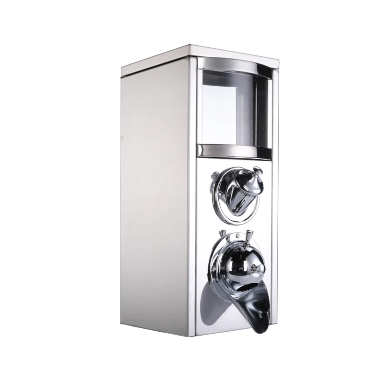 10kg commercial coffee bean dispenser canister for food coffee bean silo storage rectangular shape retro coffee bean dispenser