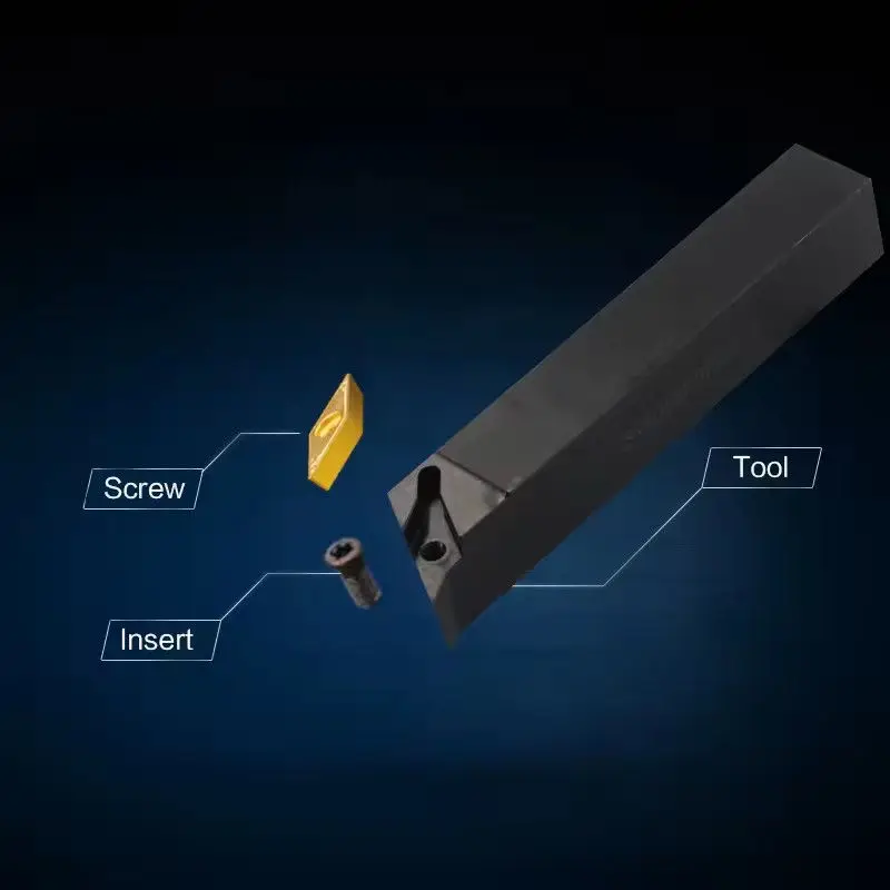 Wholesale high-speed steel black external wooden frame metal lathe cutting turning tool