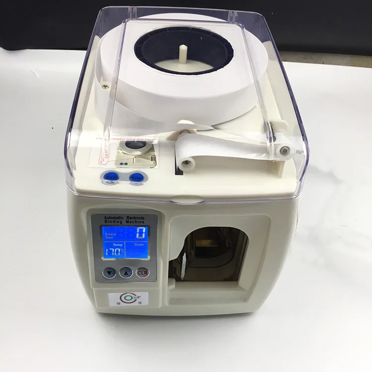 Small Strapping Machine Bundling Money 20mm Wide Paper Band Smart