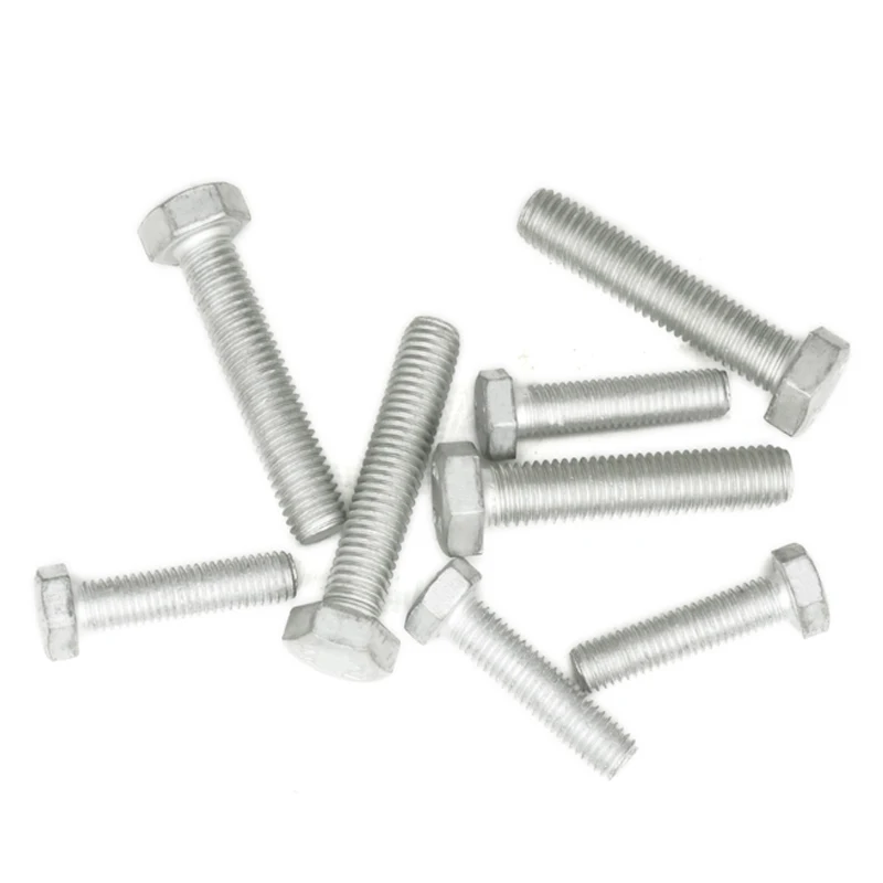 Grade 12.9 Customized High Strength Galvanized Steel Dacromet Hex Bolt DIN933