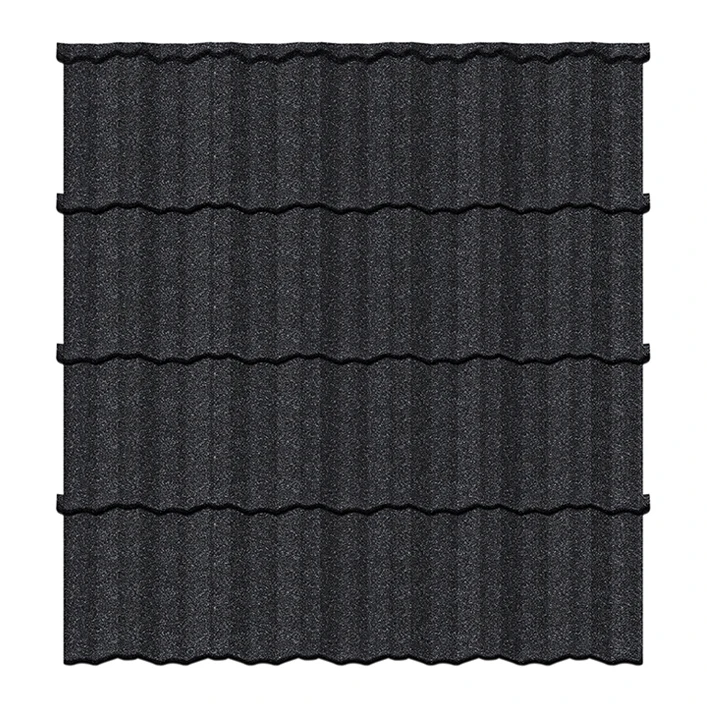 Заводская черная ромбовидная Металлическая Кровельная Черепица с блестящим покрытием, стальная черепица для Кералы Замбии