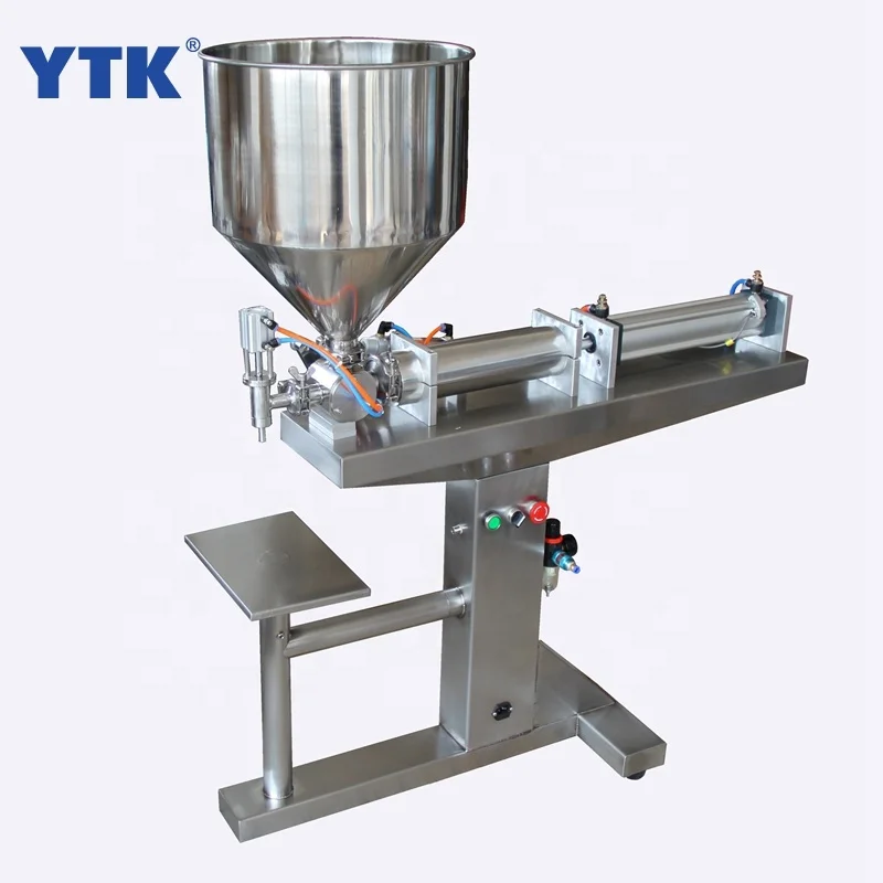 High Speed Semi Automatic Vertical Single Head Yogurt Tube Pocket Bottle Liquid Cream Honey Sesame Paste Filling Machine 5000ml