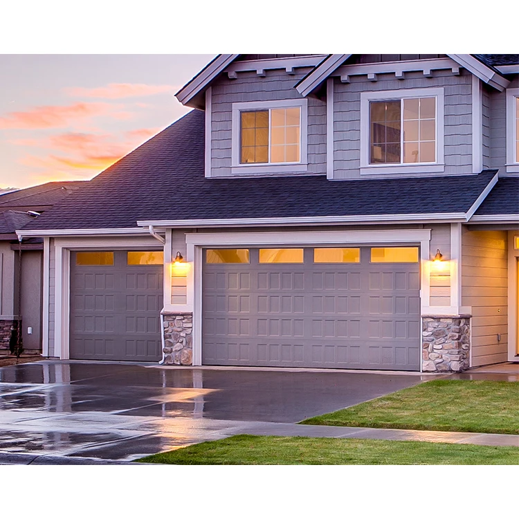 American solid black garage door panel lift garage doors for homes