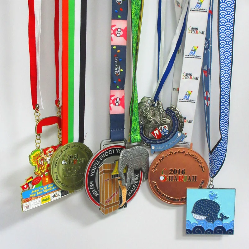 Cheap Custom Sport Karate Taekwondo Basketball Judo Run Race Marathon Metal Medals and Trophies