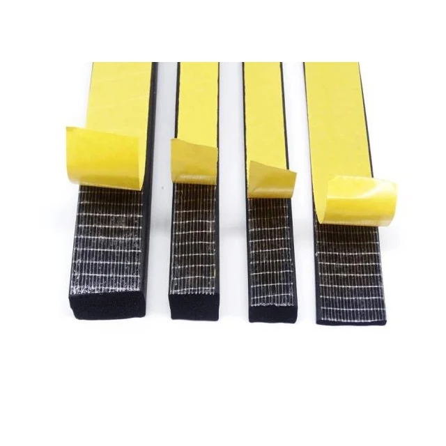 EPDM Foam Rubber Seal Strip with Self Adhesive Tape