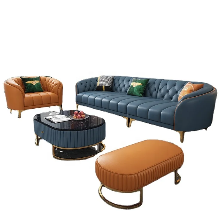 living room sofa set modern furniture philippines fabric sofa set Italian beauty salon sectional luxury black color couch