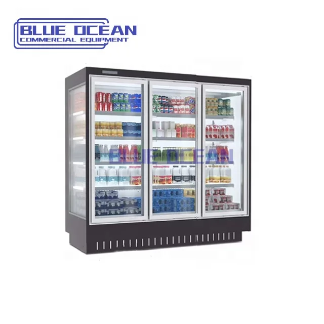 drink organizer refrigerator drink display cooler glass door fridge freezer