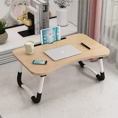 Portable Wood Laptop Table for Bed From China Folding Computer Desk  Small Computer Desk  Computer Desk in Bed