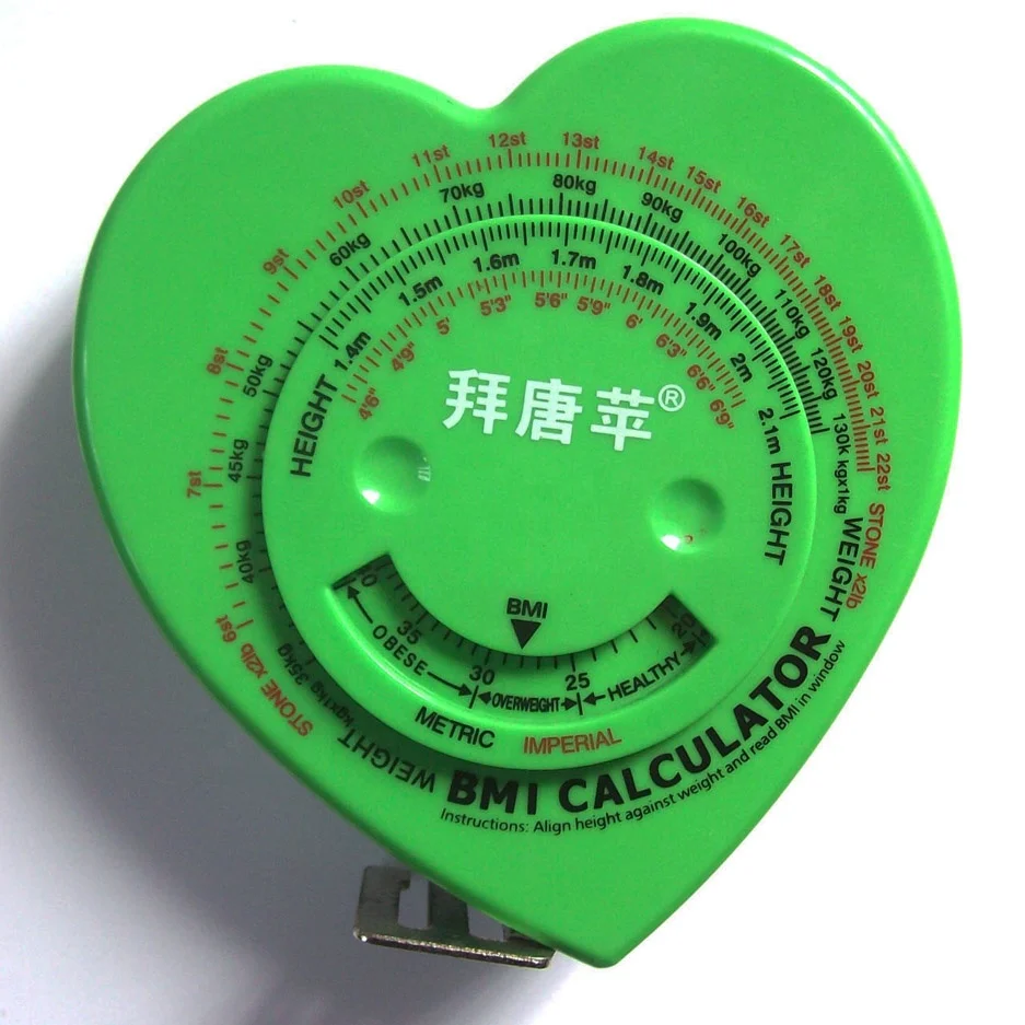 Heart Shape BMI Digital Tape Measure