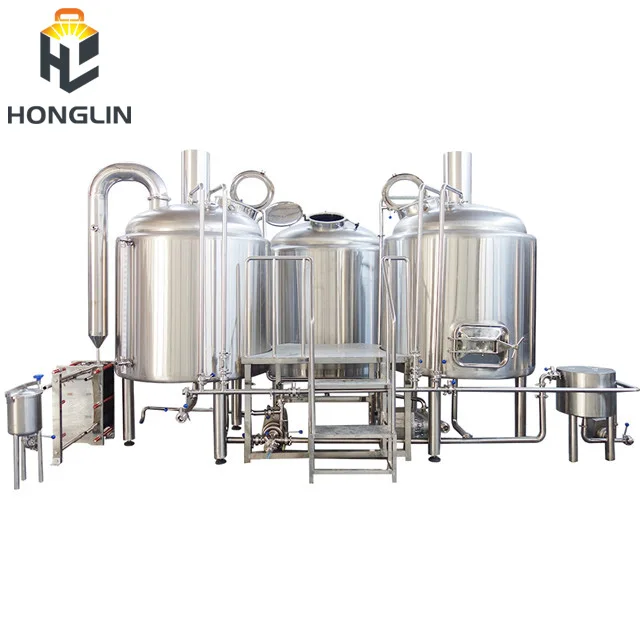 Honglin Industrial Brewery 500l Commercial Beer Brewing Equipment Craft Brewing Beer Equipment