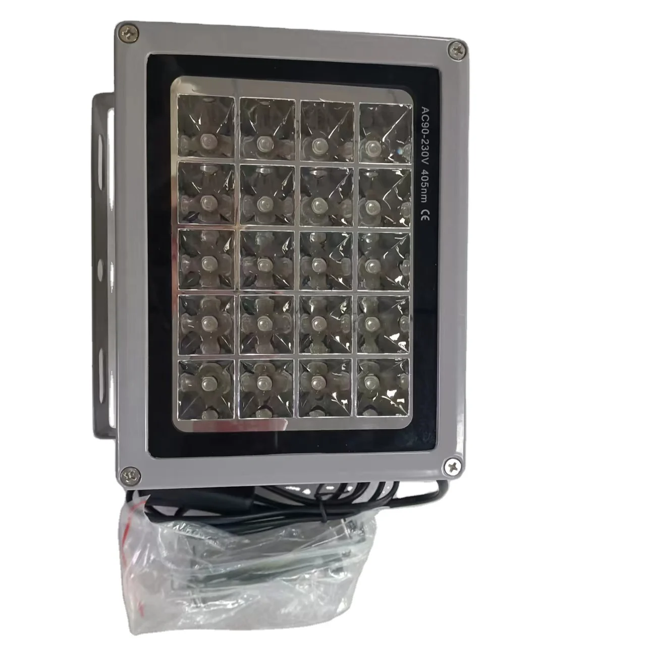 Ультрафиолетовый свет УФ клей Светодиодная лампа для отверждения 405 нм для бестеневого клея зеленое масло светочувствительная Смола 3D печать 20 Вт