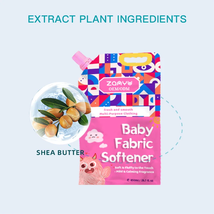 Private Label Clothes Softener Laundry Soap And Detergent Natural Fabric Softener Scent Booster Laundry Fabric Softener