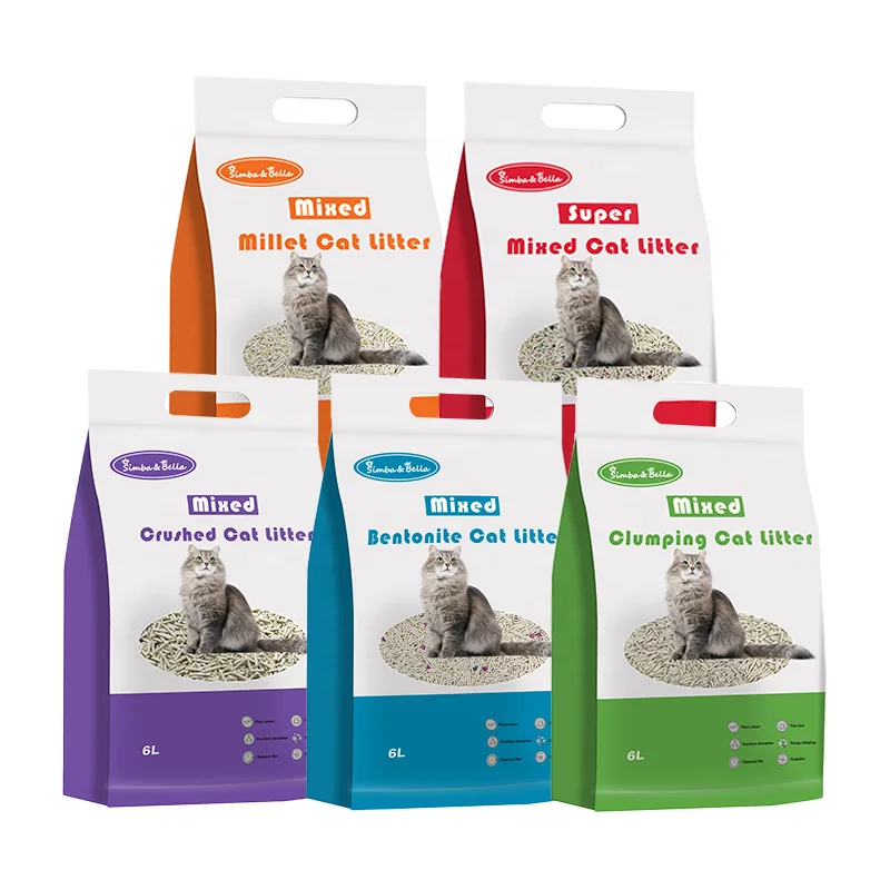 Deodorant Strong Clumping Pet Product Popular Bulk Eco-Friendly Bentonite Cat Litter sand  Wholesale