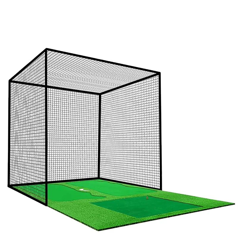 Good Quality Golf Batting Cage Netting Golf Practice Nets 10ft x 10ft x 10ft