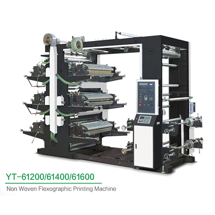 YT-41200 Non Woven Flexo Printing Machine 4 Color Flexo Printing Machine Flexographic
