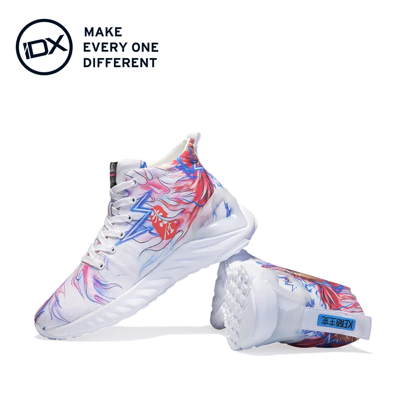 
2020 IDX Dynamic Trend Couple Graffiti Ladies Rubber Canvas Sports Shoes Men 