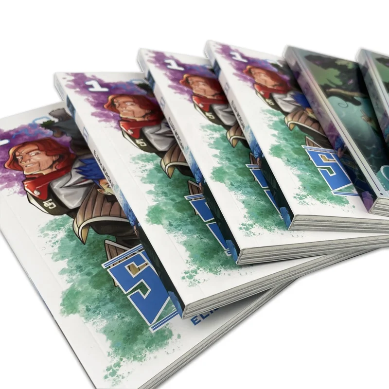 adult softcover hardcover perfect binding japanese manga books offset printer custom comic book printing