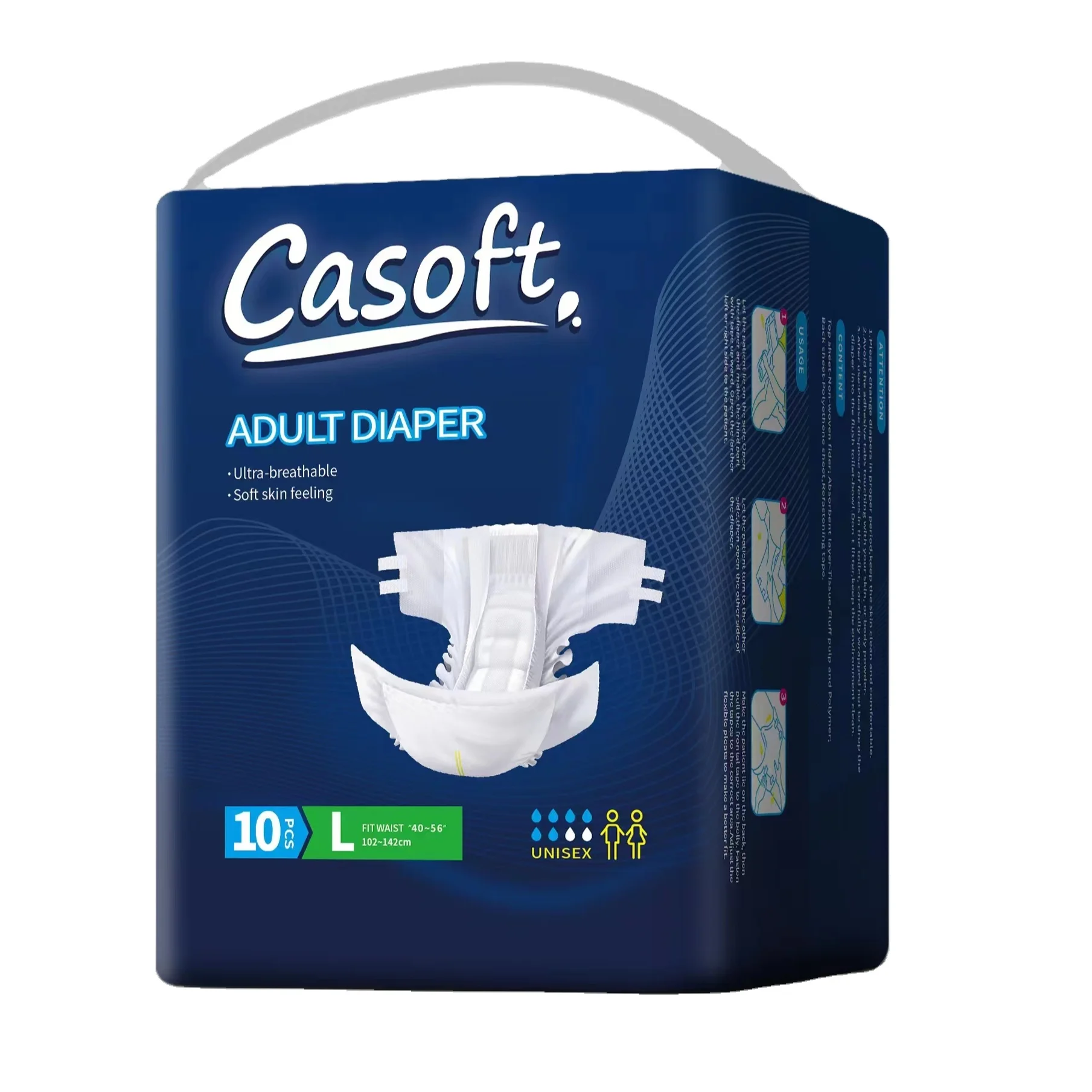 Нижнее белье для недержания мочи Большая одежда взрослых одноразовые впитывающие подгузники пожилых людей