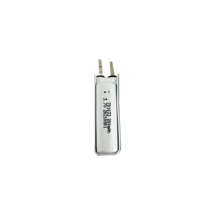3.7v lithium battery polymer 701033 200mah large capacity 4.2V rechargeable general purpose built-in battery rectangular battery