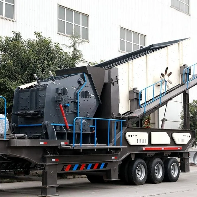 Lo mas vendido 2024 btma передвижная камнедробилка колесная дробилка Шинная каменная дробильная установка для дорожного строительства