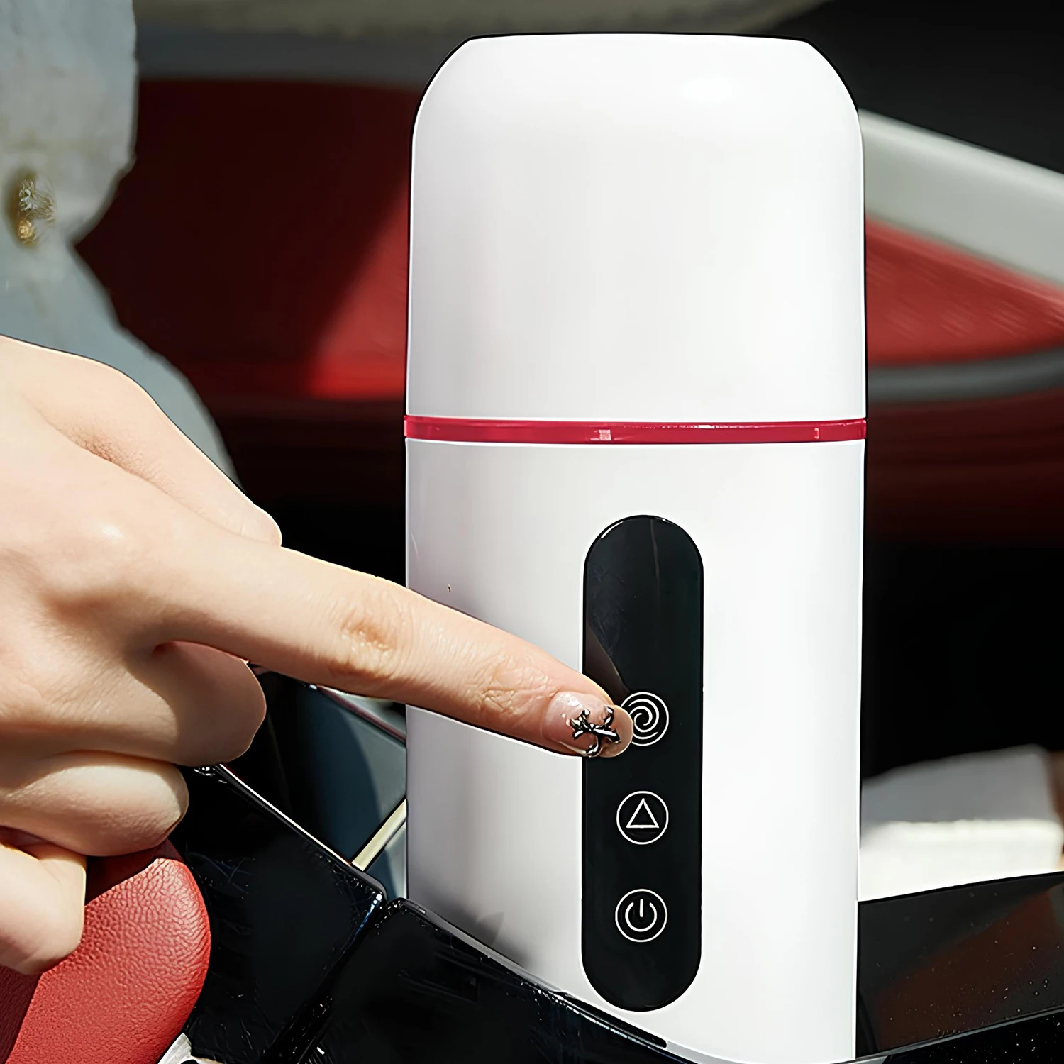 Portable Electric Kettle 500ML Tea Coffee Kettle Mini Travel Boil Water Stewable Keep Warm Stainless Steel Shaker Water Bottle