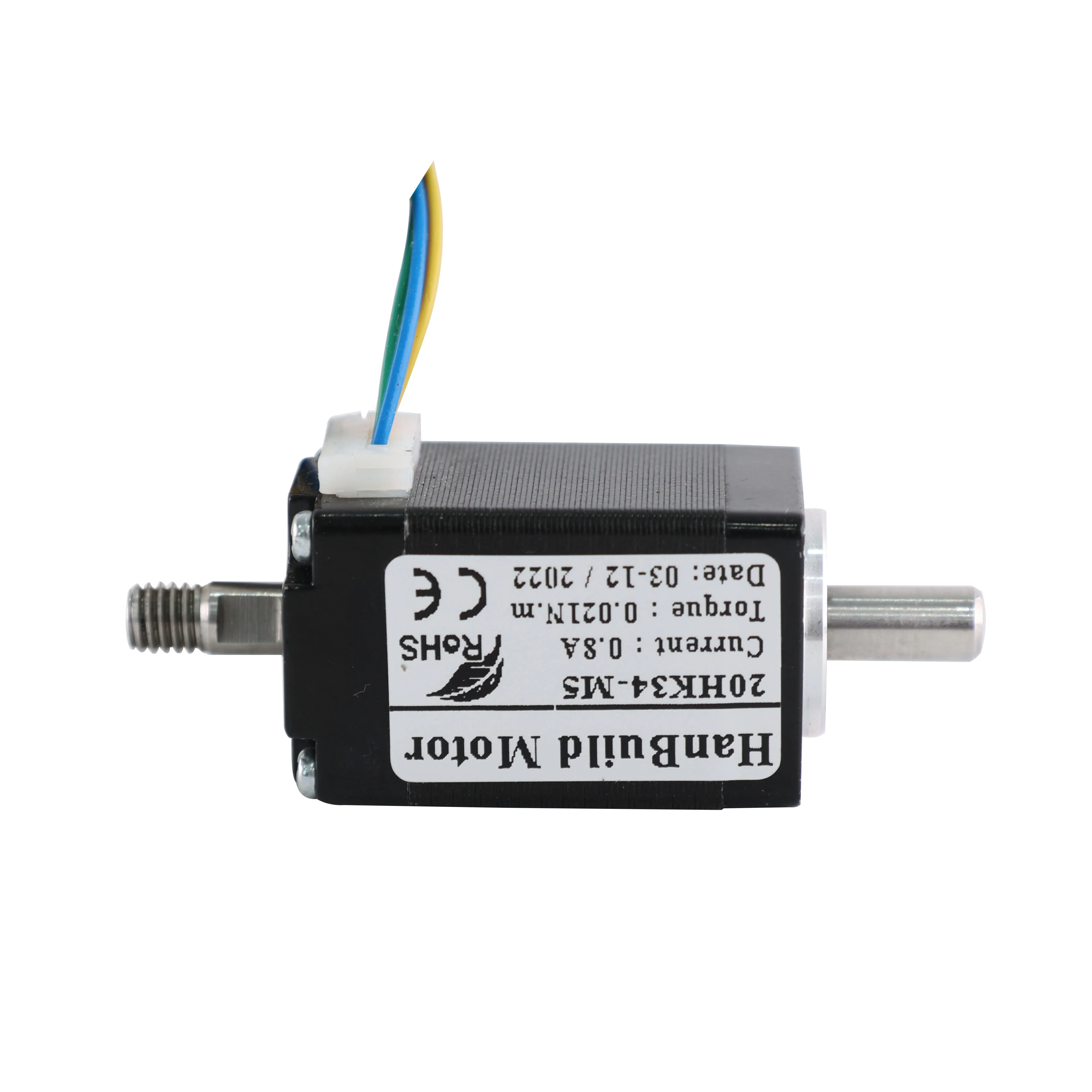 HanBuild  20HK34-M5  mini motor 34mm 0.8A 0.02N.m High Torque for Medical machinery accessories 20 Stepper motor nema 8