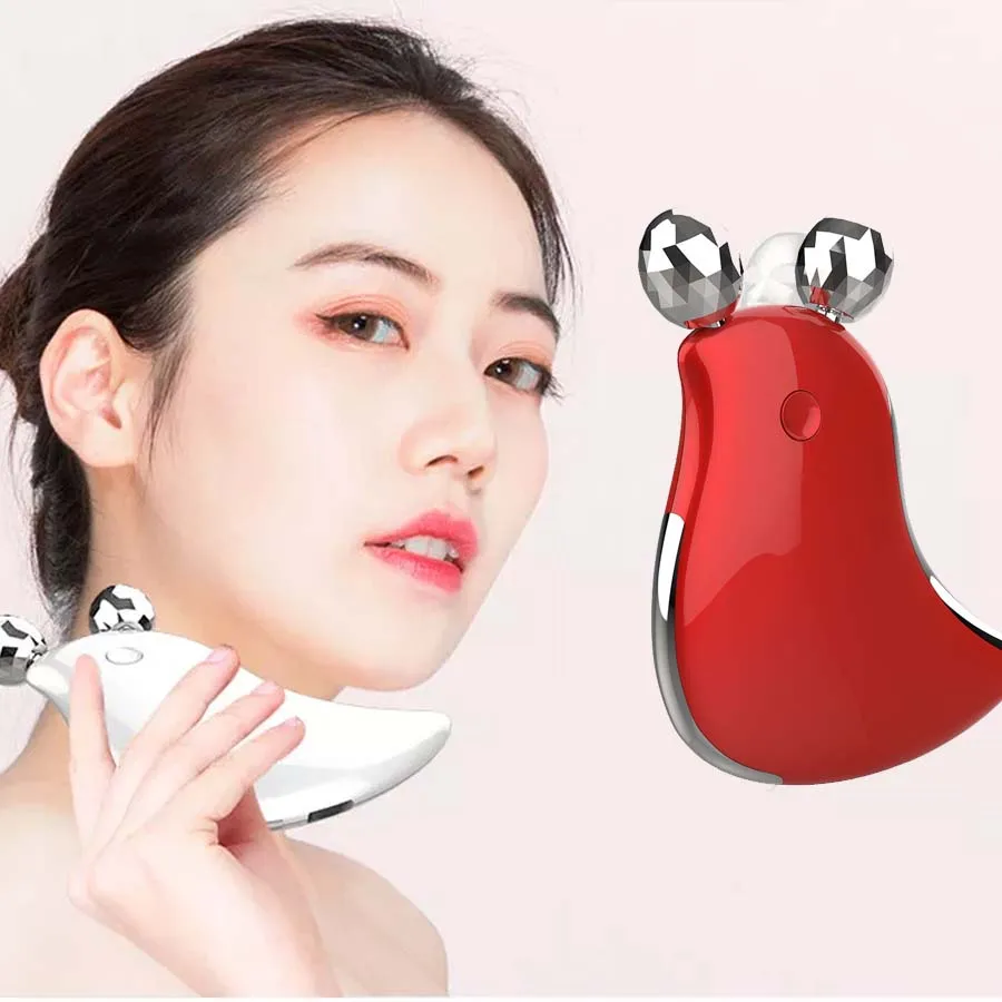 Personal Care EMS face roller Facial Massage Machine Skin Lifting Roller Massager Vibration Massage