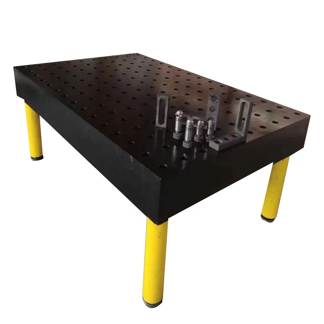 CNC Machined Factory Produce Casting Steel Welding Table With Welding Table Clamps Devices Optional for Nitriding