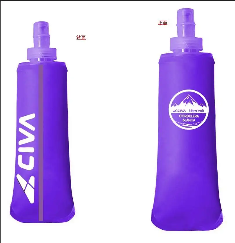 Factory price Trading inspection TPU Plastic Outdoor Sports Portable Foldable Collapsible Water Bottle Drinking Bottle Soft