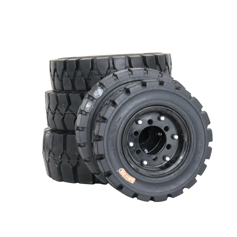 Forklift solid tire 4.00-8 5.00-8 6.50-10 18*7-8  6.00-9 23*9-10 28*9-15