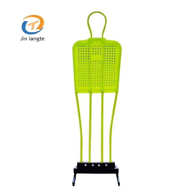 High quality soccer mannequin dummy   PVC soccer mannequin dummy free kick mannequin with metal base