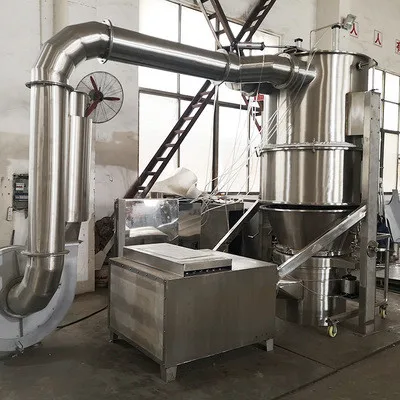 High quality boiling granulator chemical food industrial fluid bed dryer fluidized granulator