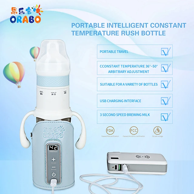
Travel bottle constant temperature, convenient, USB, quick compact, Universal Charger, night milk, portable power supply, car ba 