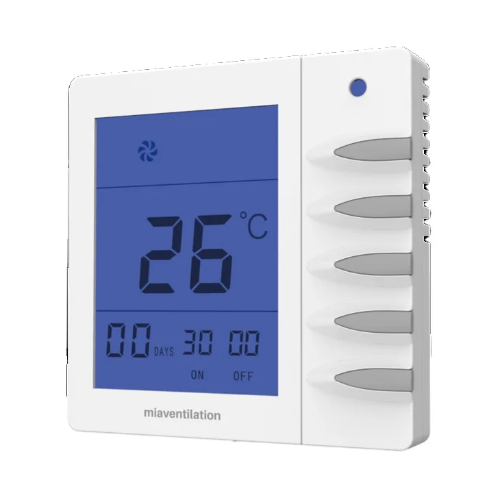 Basic EC Motor Support Smart Controller For Home Ventilation System Switch Controller LCD Panel Display