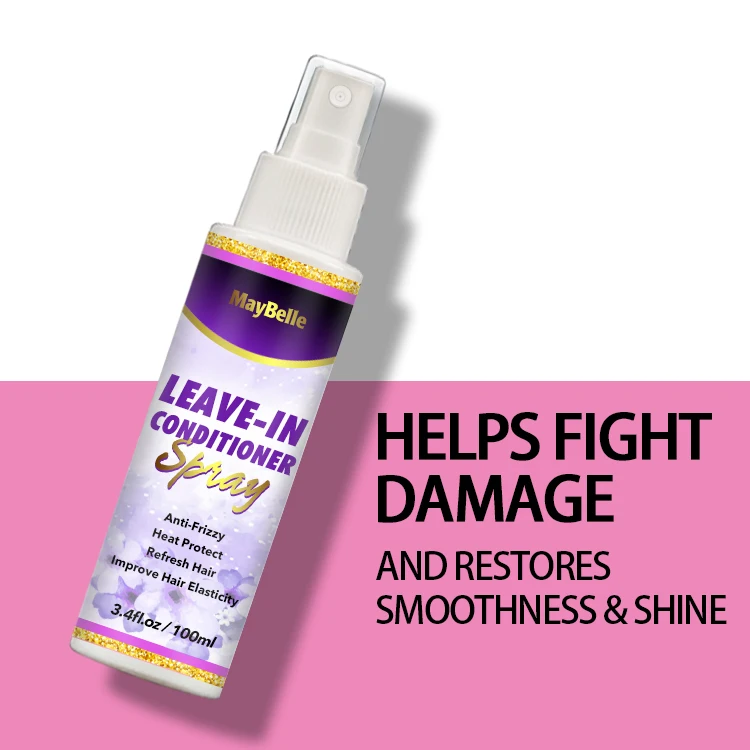 Natural Organic Private Label Detangling Spray For Synthetic Wigs Leave In Conditioner For Curly Hair Conditioner Spray