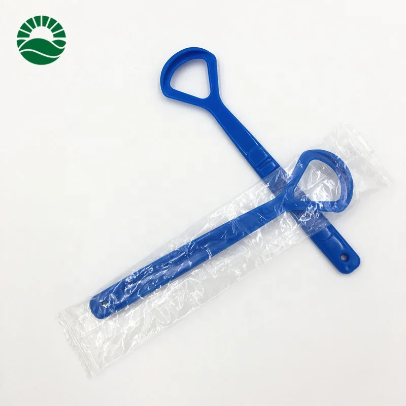 Cheap price wholesale plastic disposable tongue cleaner