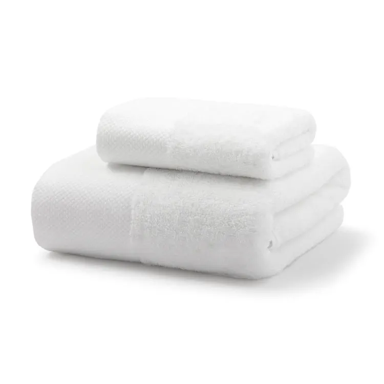 White 100% cotton serviettes de bain turkish 500GSM luxury towel high quality bath towel sets wholesale
