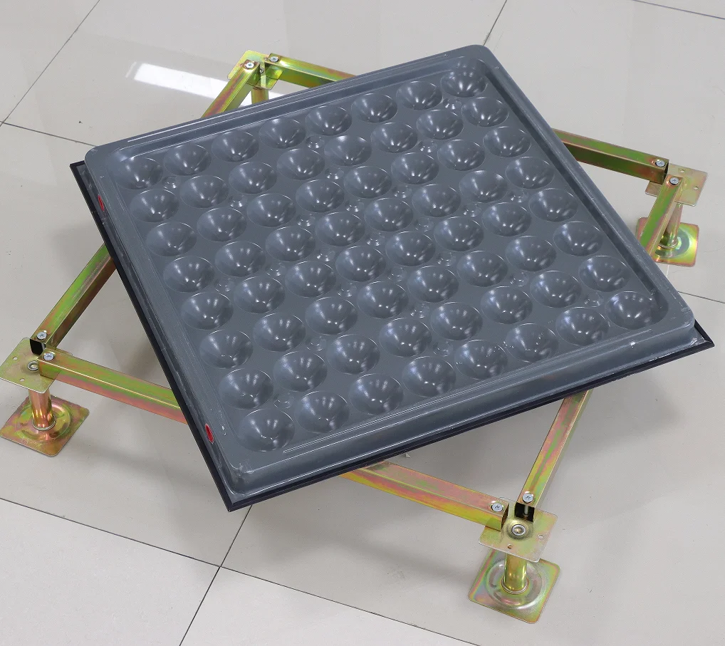 Factory direct sale Anti Static Flooring Server Raising Floor All steel permanent PVC anti-static raised floor